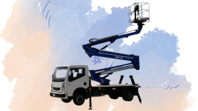 Truck Mounted Scissor Lift 80 ft